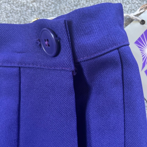 Vintage NWT Dynamic Team Sports Indigo Pleated Skirt Sz. S - Picture 3 of 4